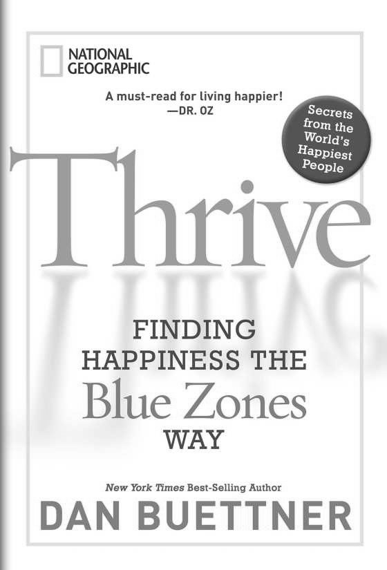 Thrive -- Dan Buettner